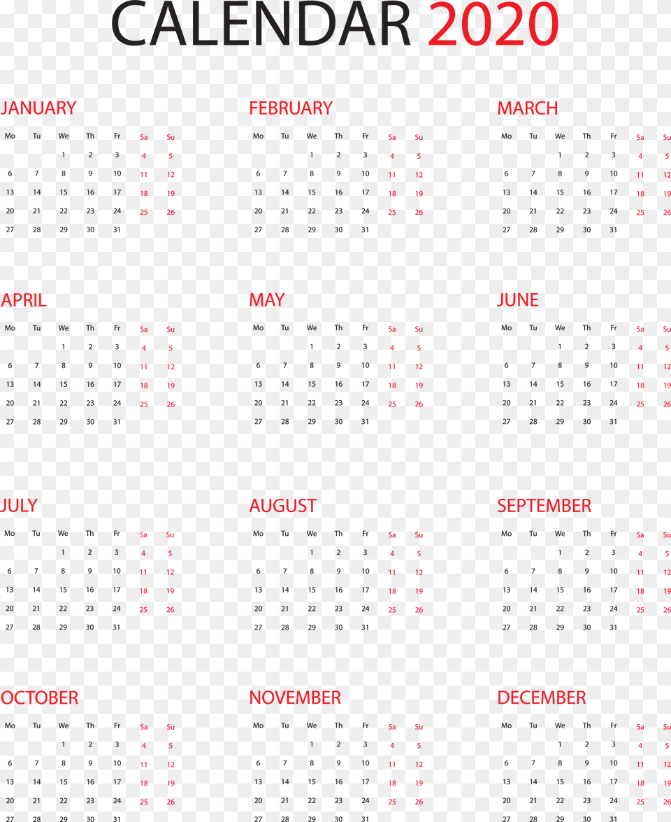 2020 Calendar Clipart, Computer, Computer Hardware, Computer Keyboard, Electronics Png Image