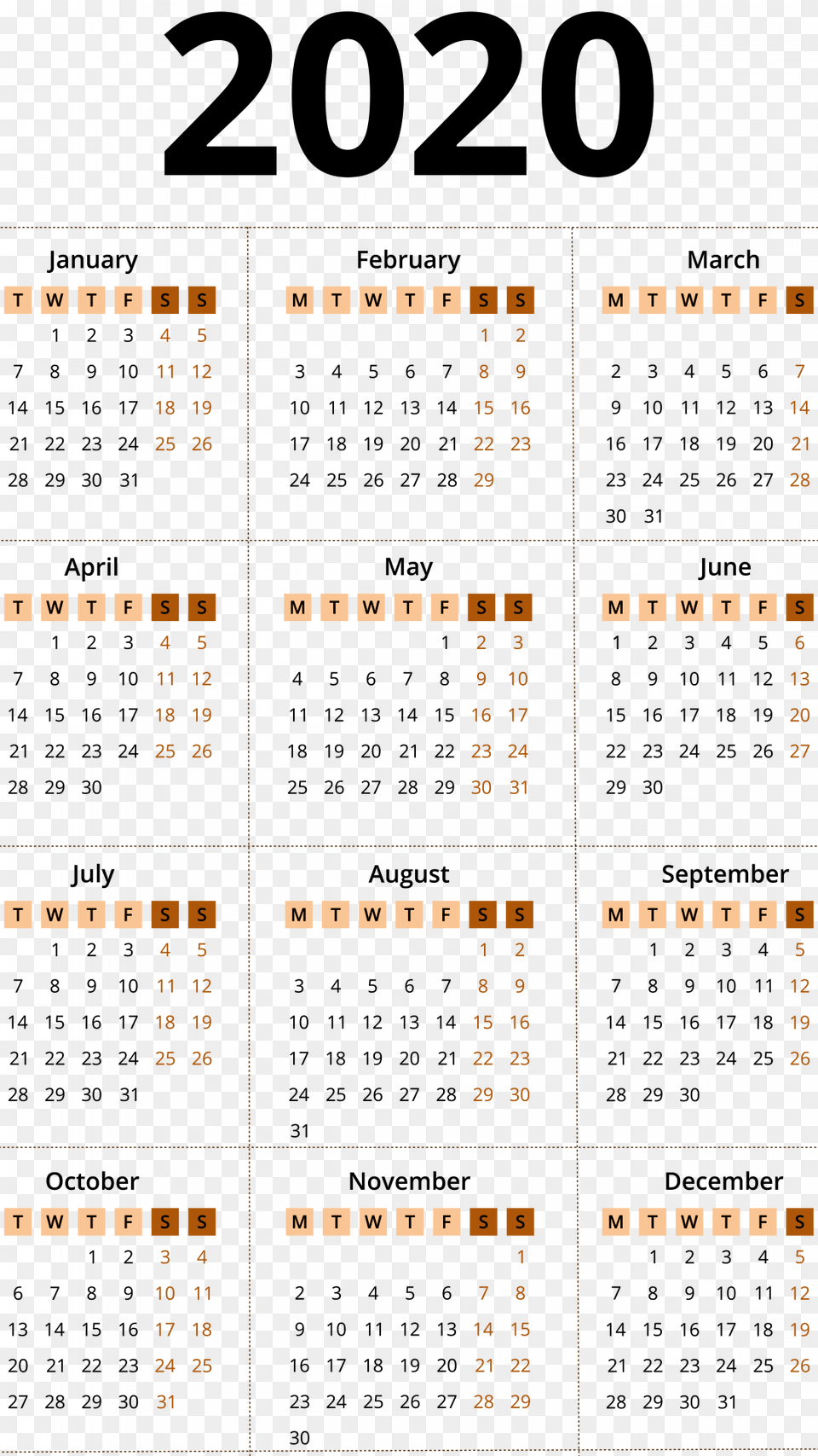 2020 Calendar Transparent Images All Chinese Lunar Calendar 2020, Text, Scoreboard Png Image