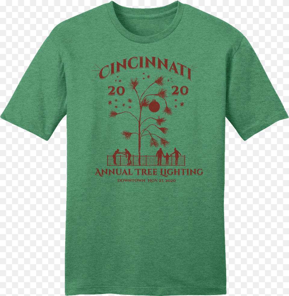 2020 Cincinnati Annual Tree Lighting Ron Swanson Quotes T Shirt, Clothing, T-shirt, Person Png