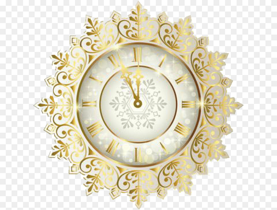 2020 Countdown A Gold Clock Sticker By Aline New Year Watch, Wall Clock, Analog Clock, Chandelier, Lamp Png Image