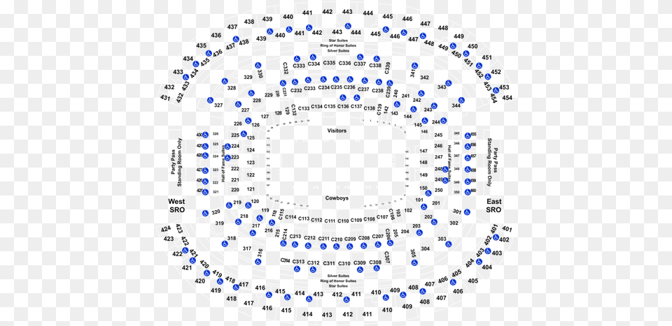 2020 Cowboys Season Tickets Includes To All Regular Circle, Cad Diagram, Diagram Free Png Download