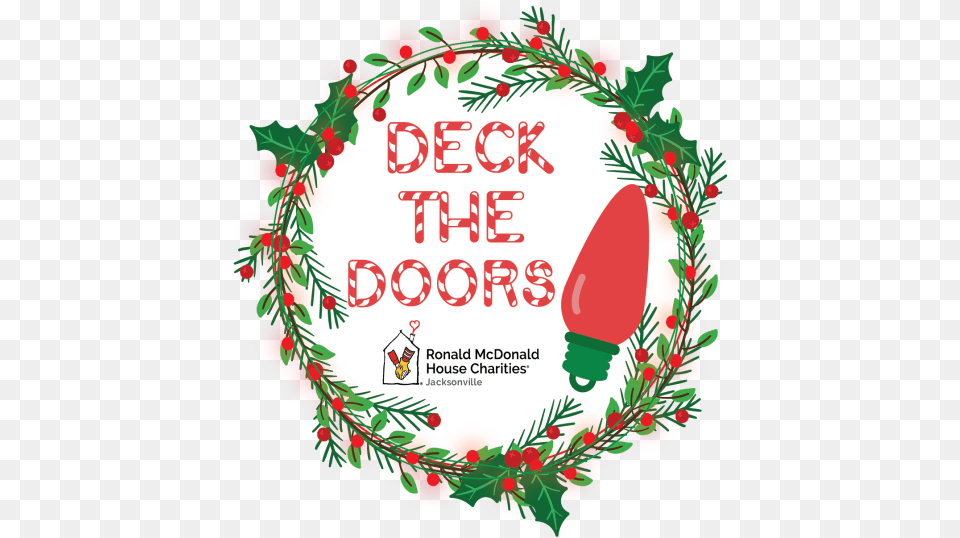 2020 Deck The Doors Campaign For Holiday, Birthday Cake, Cake, Cream, Dessert Free Png Download