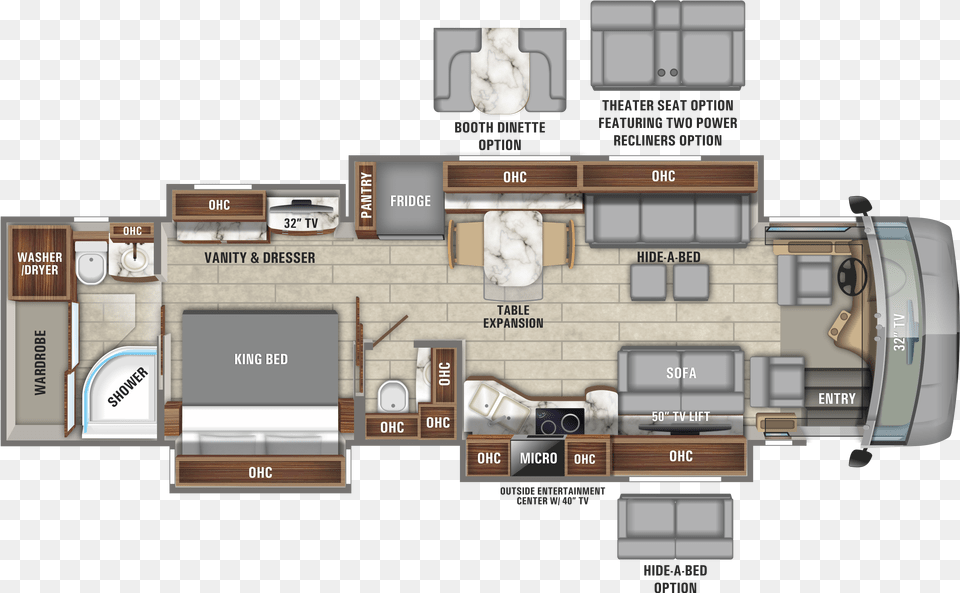 2020 Entegra Aspire Floor Plans, Scoreboard, Diagram, Floor Plan Free Png