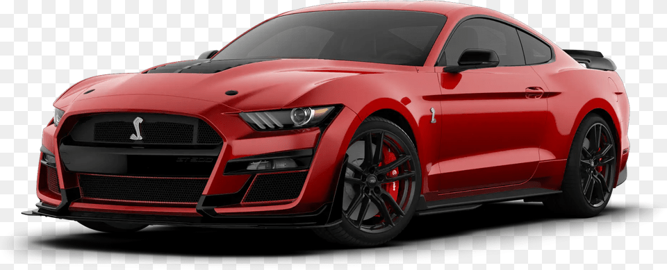 2020 Ford Mustang Shelby Gt500 Rapid Red 2020 Ford Mustang Shelby Gt500 Black, Car, Coupe, Sports Car, Transportation Png