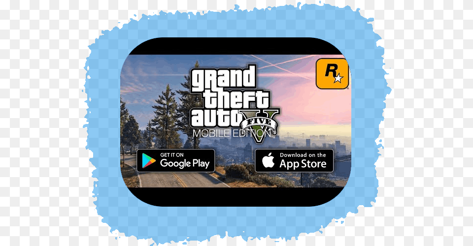 2020 Gta 5 Mobile Download Android And Ios Devices Phone Gta 5 Mobile Download, Plant, Tree, Text, License Plate Free Transparent Png