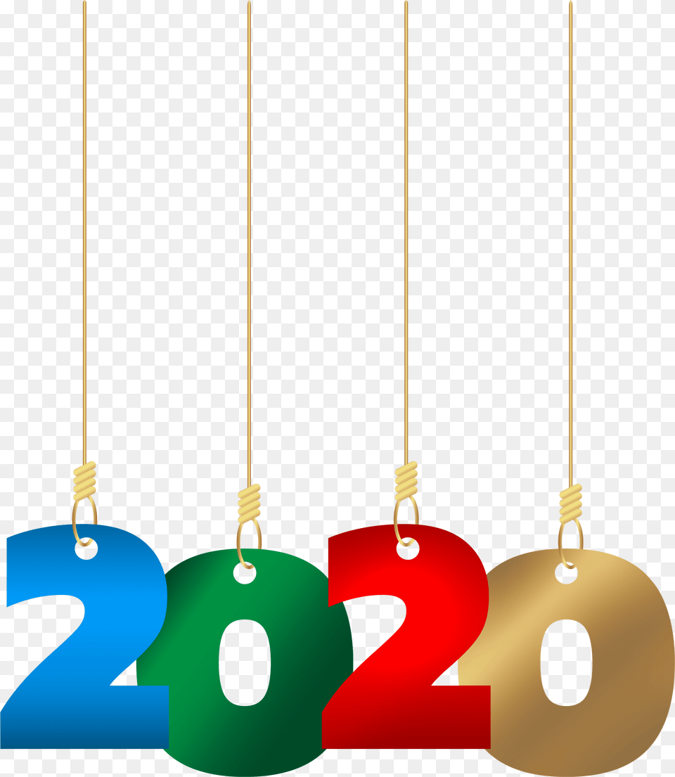2020 Hanging Clip Art Image Clipart 2020, Accessories, Number, Symbol, Text Free Transparent Png