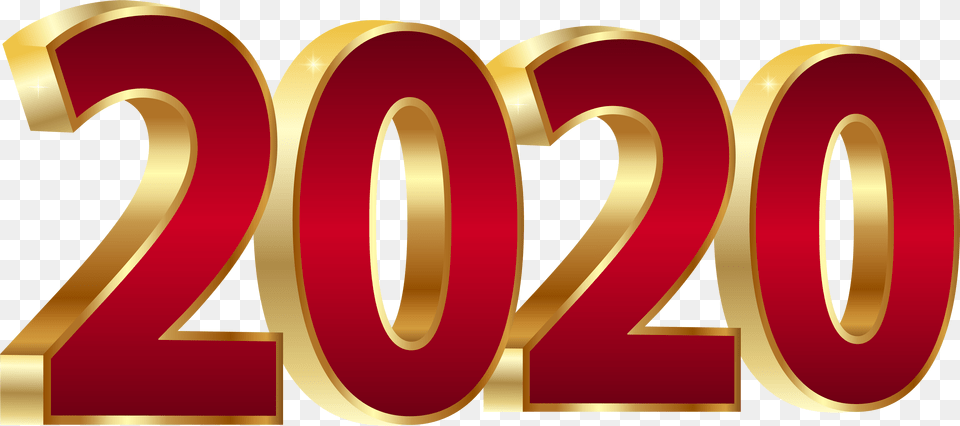 2020 Happy New Year Graphics, Number, Symbol, Text, Tape Png Image