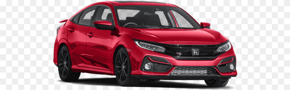 2020 Honda Civic Si Sedan White, Car, Transportation, Vehicle, Machine Png Image