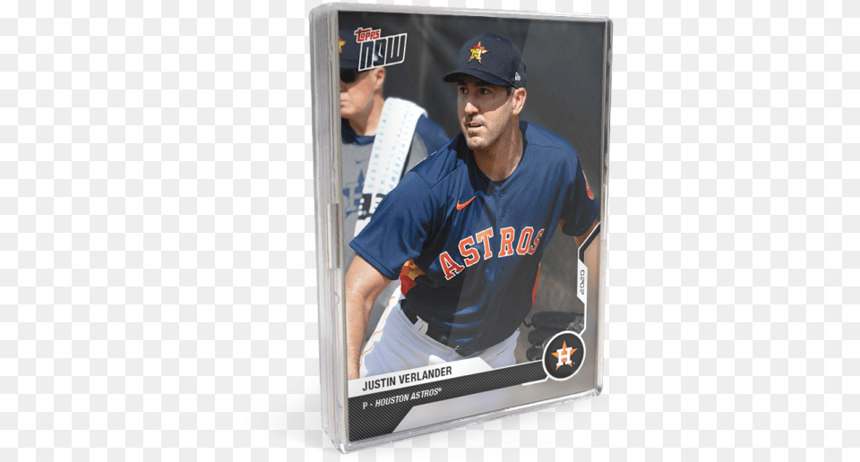 2020 Houston Astros Topps Now Road To College Baseball, Hat, Person, Baseball Cap, People Png Image