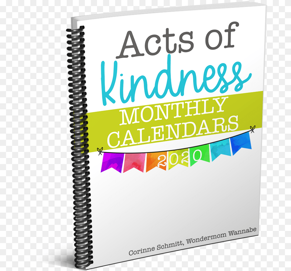 2020 Monthly Acts Of Kindness Calendars Paper, Page, Text, Book, Publication Free Png