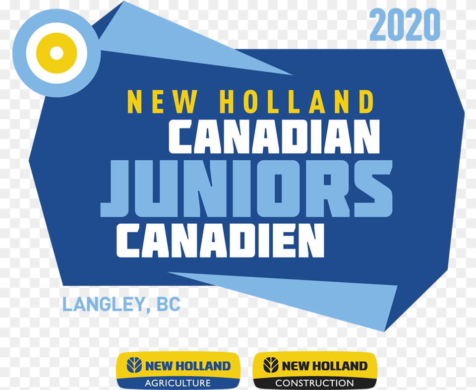 2020 New Holland Canadian Juniors 2020 World Junior Curling Championships, Advertisement, Poster, Text Png