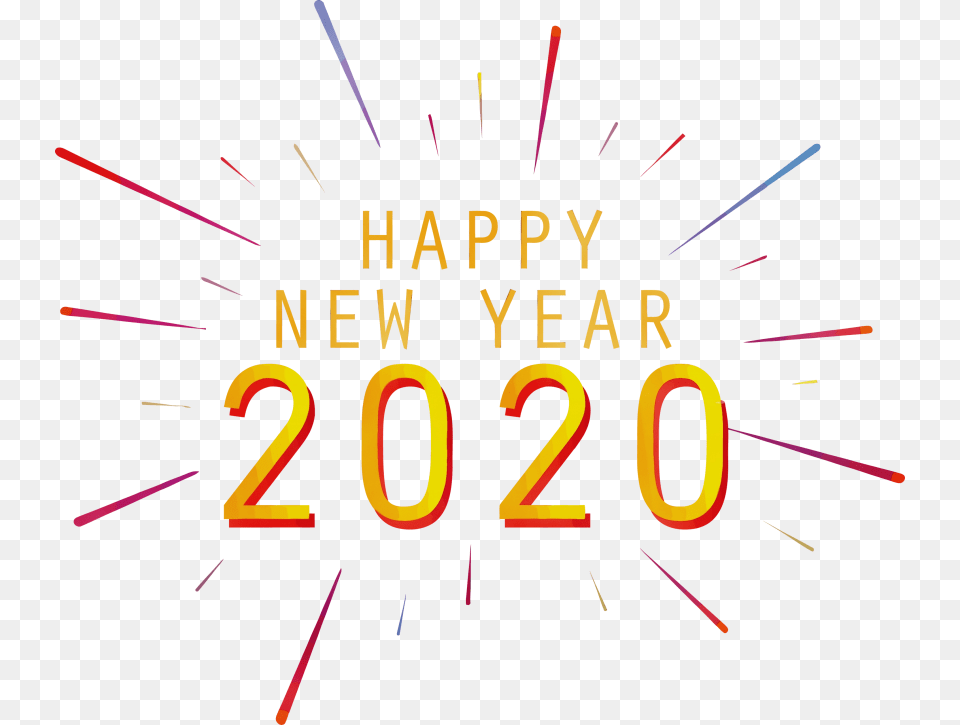 2020 New Year, Number, Symbol, Text Png