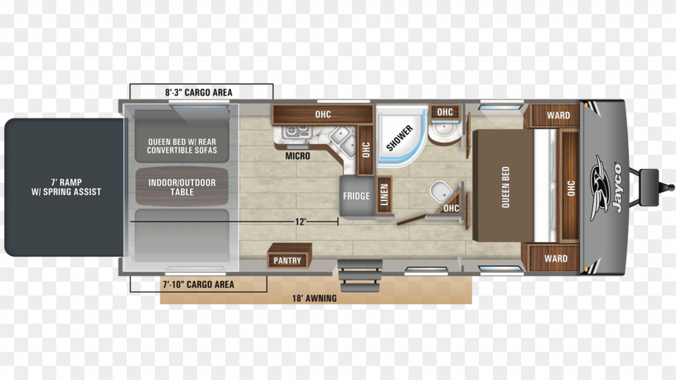 2020 Octane Super Lite 293, Diagram, Floor Plan, Mailbox Free Transparent Png