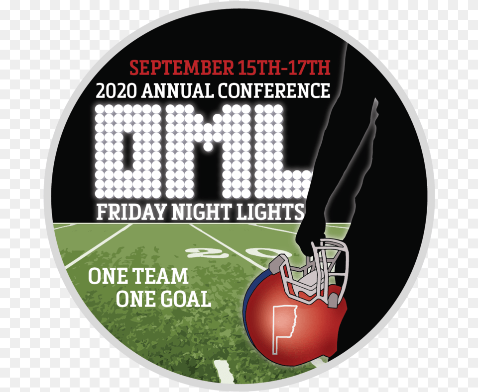 2020 Oml Conference Logo Final Wall Clock, American Football, Football, Person, Playing American Football Free Png