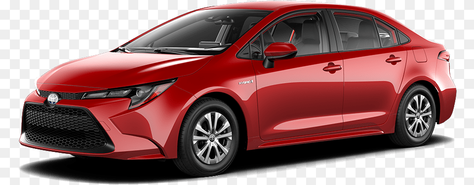 2020 Red Corolla Hybrid, Car, Sedan, Transportation, Vehicle Free Png