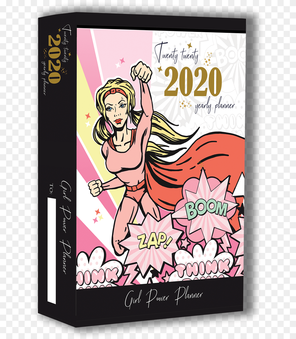 2020 Supergirl Yearly Agenda Box Fairy, Book, Comics, Publication, Person Free Png