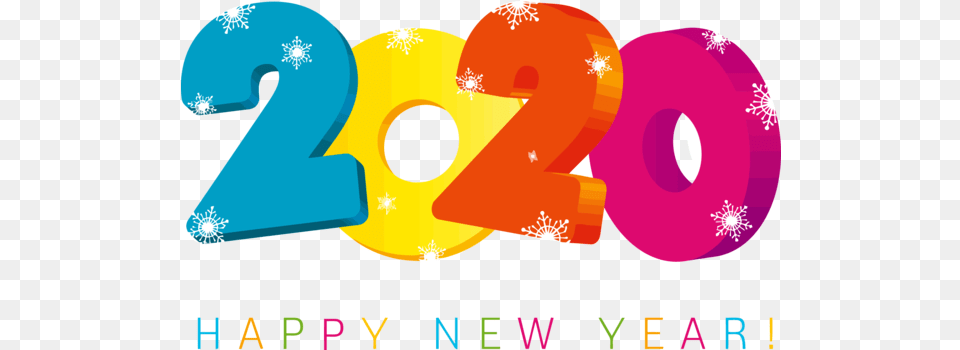 2020 Text Font Material Property Happy New Year Lyrics 2020, Number, Symbol Free Png Download