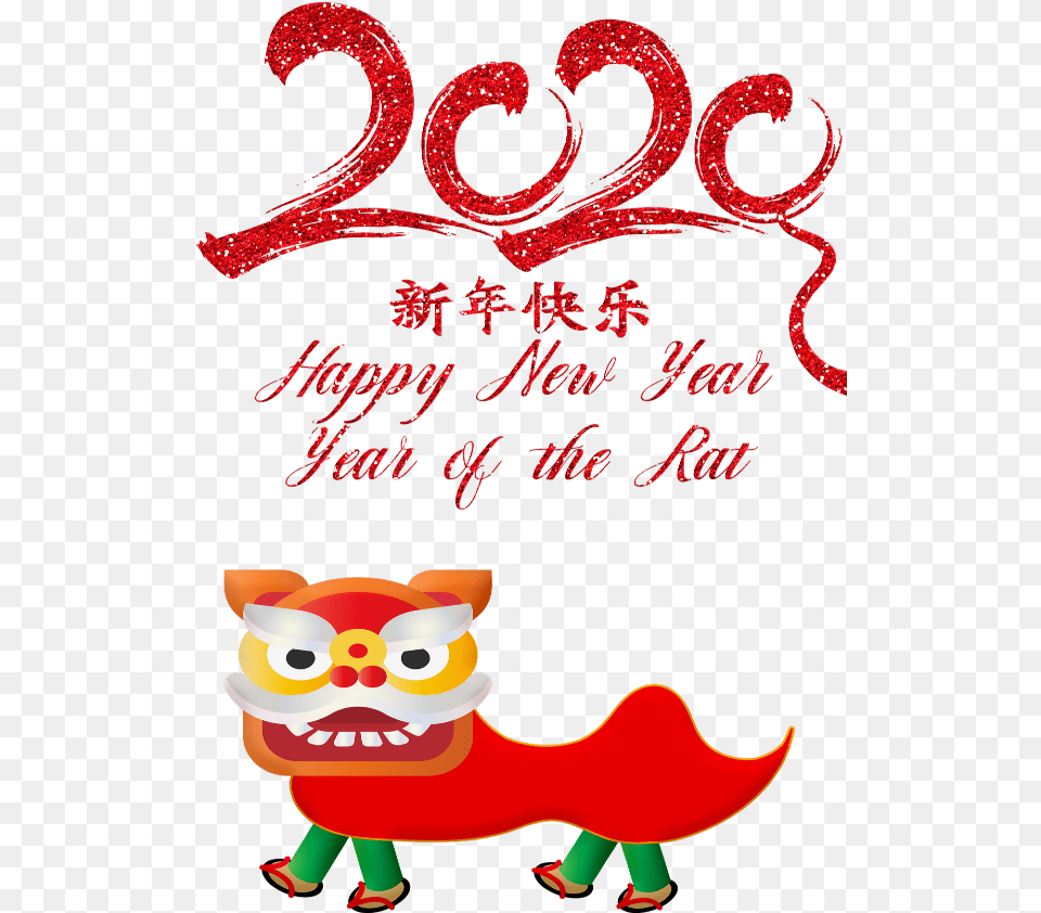 2020 The Year Of The Rat, Envelope, Greeting Card, Mail Free Transparent Png