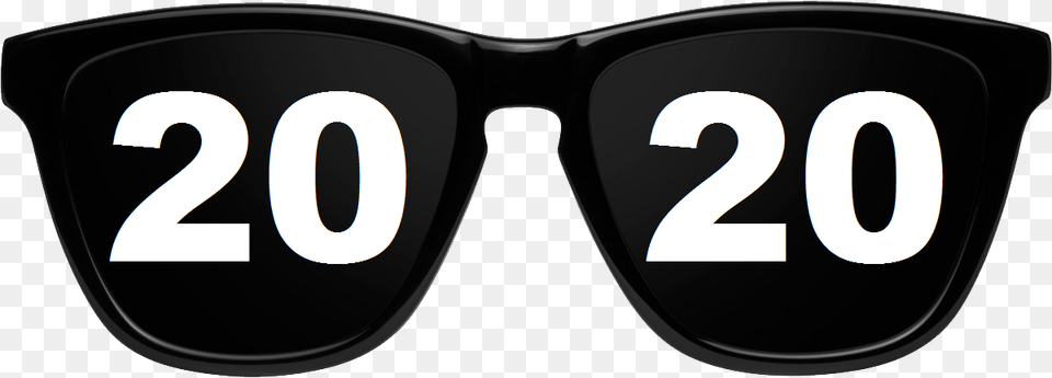 2020 Year 2020 Glasses Background, Accessories, Sunglasses, Text, Symbol Free Transparent Png