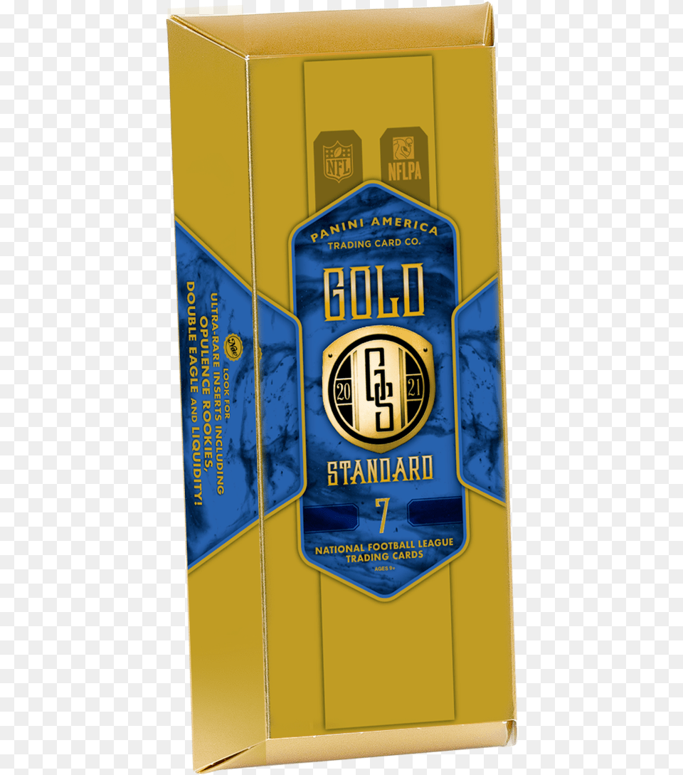 2021 Panini Gold Standard Nfl Trading Cards Box Hobby 2021 Panini Gold Standard Football, Bottle Png