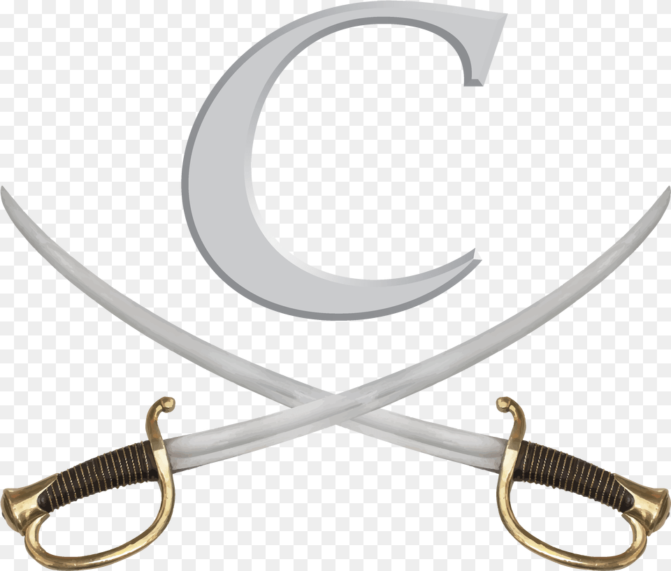 Cavaliers Logo, Sword, Weapon, Blade, Dagger Free Png Download