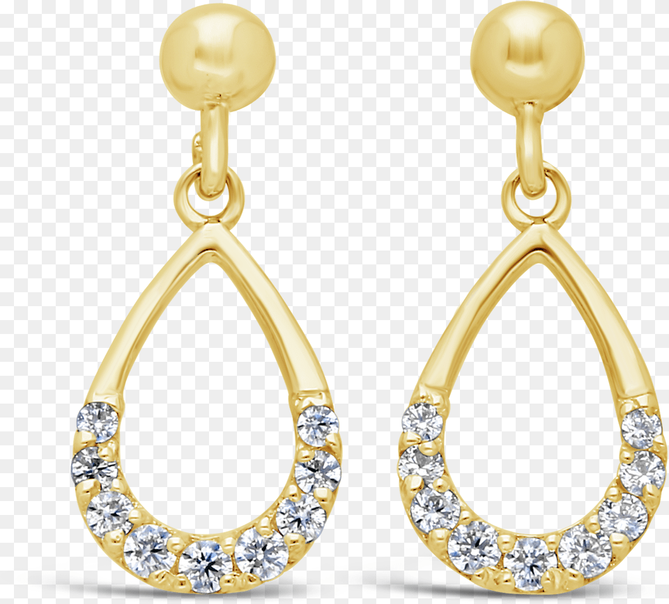 Teardrops, Accessories, Earring, Gold, Jewelry Free Png