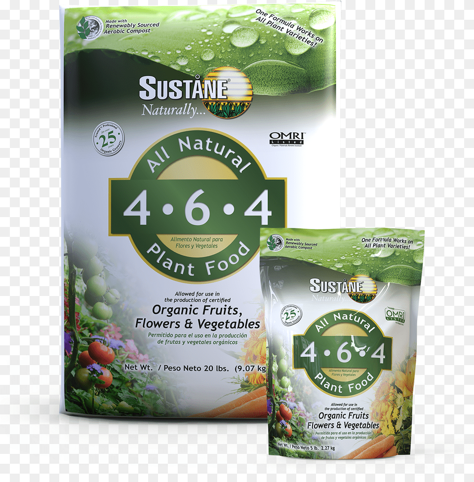 20lb 4 6 4 Bagscropped300dpi Sustne 4 6 4 All Natural Flower Amp Vegetable Plant, Advertisement, Herbal, Herbs, Poster Png