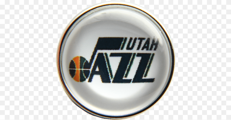 20mm Utah Jazz Nba Basketball Logo Snap Charm Utah Jazz, Badge, Symbol, Emblem Png Image