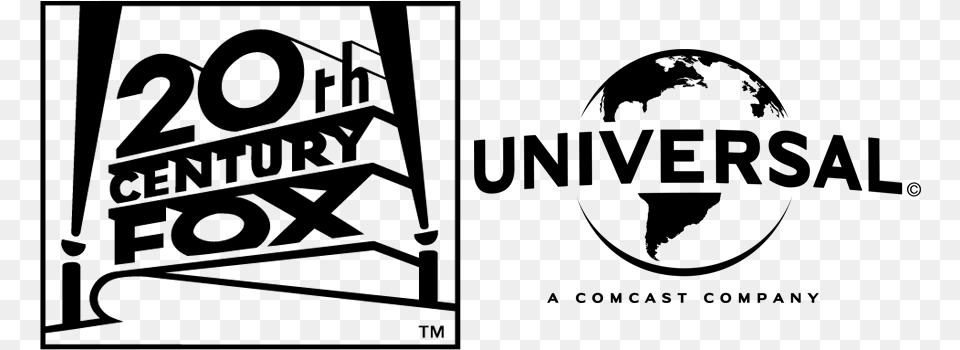 20th Century Fox And Universal Pictures 20th Century Fox Universal, Gray Free Transparent Png