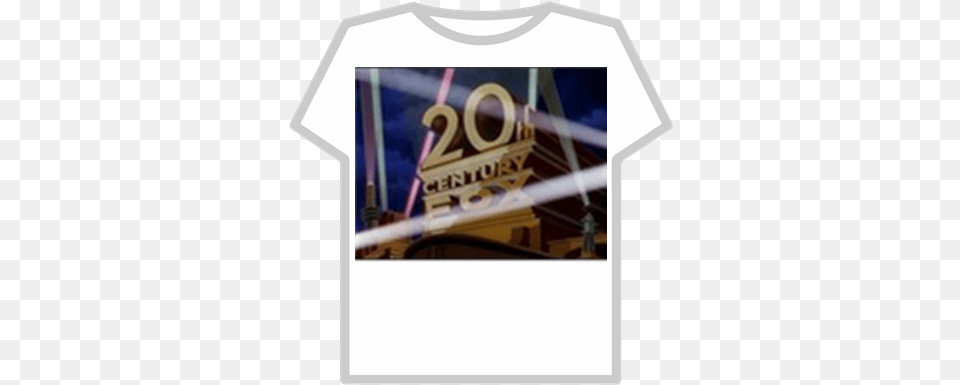 20th Century Fox Logo 1935 Roblox 20th Century Fox, Clothing, T-shirt Free Png