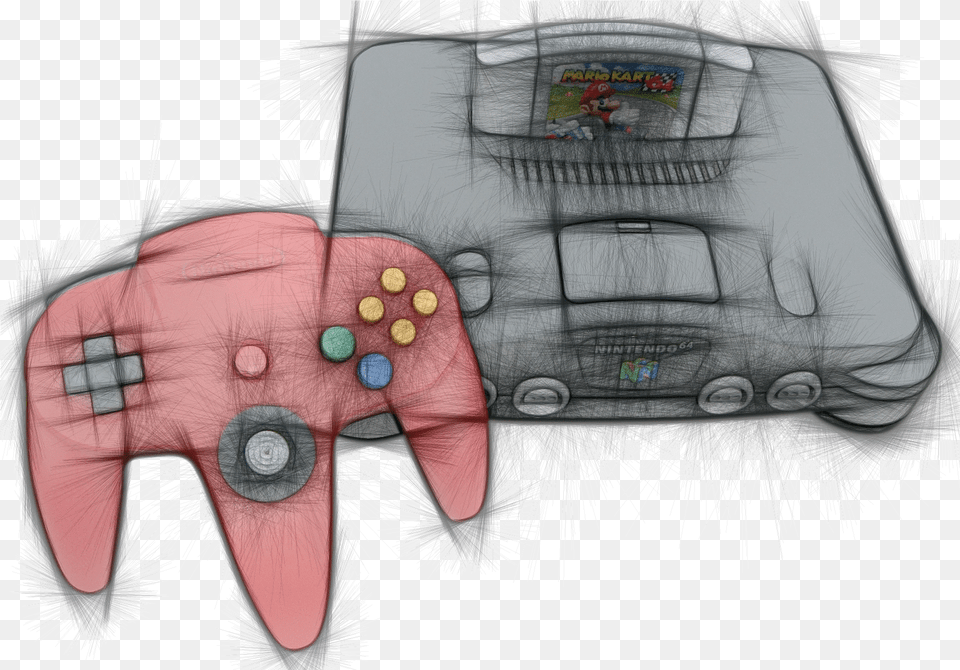 20th Century Video Games Nintendo 64 Transparent, Art, Drawing, Baby, Person Png
