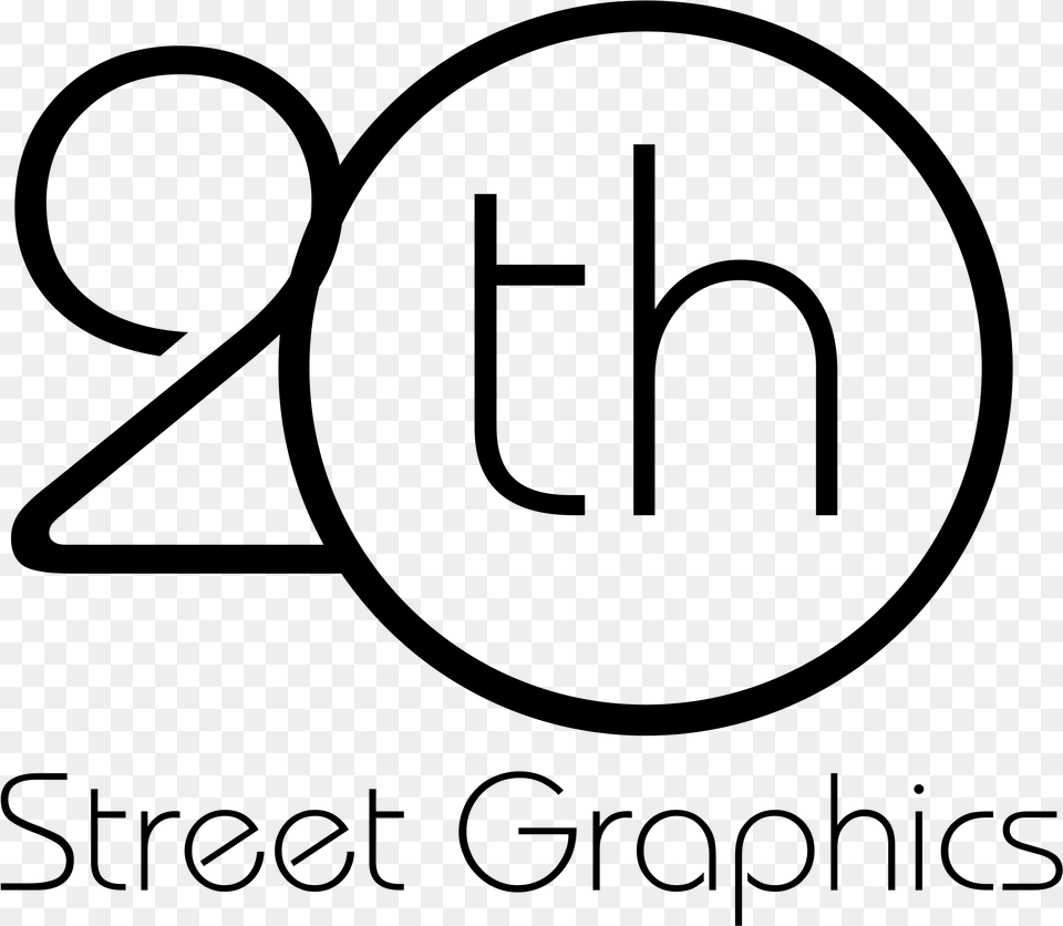 20th Street Graphics Logo Transparent Headphones Symbol, Gray Png