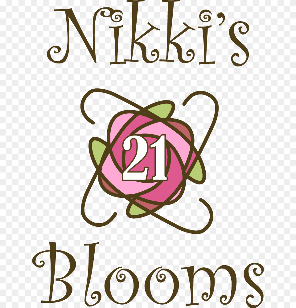 21 Blooms Wall Decor Plus More Funky 3 Letter Monogram Wall Stickers, Book, Publication, Text, Advertisement Free Transparent Png