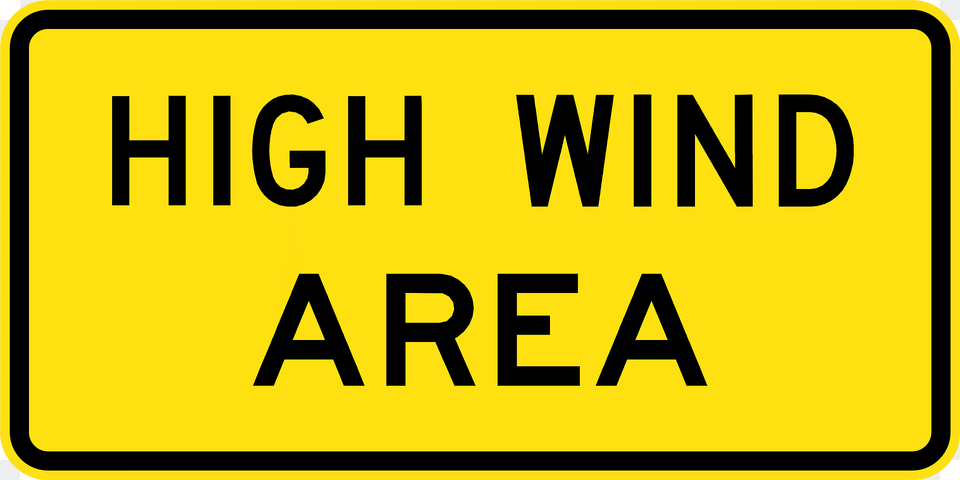 212 High Wind Area Used In New South Wales Clipart, Sign, Symbol, Road Sign Free Transparent Png