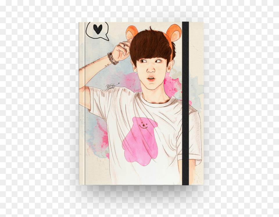 Chanyeol, T-shirt, Clothing, Teen, Publication Free Png Download