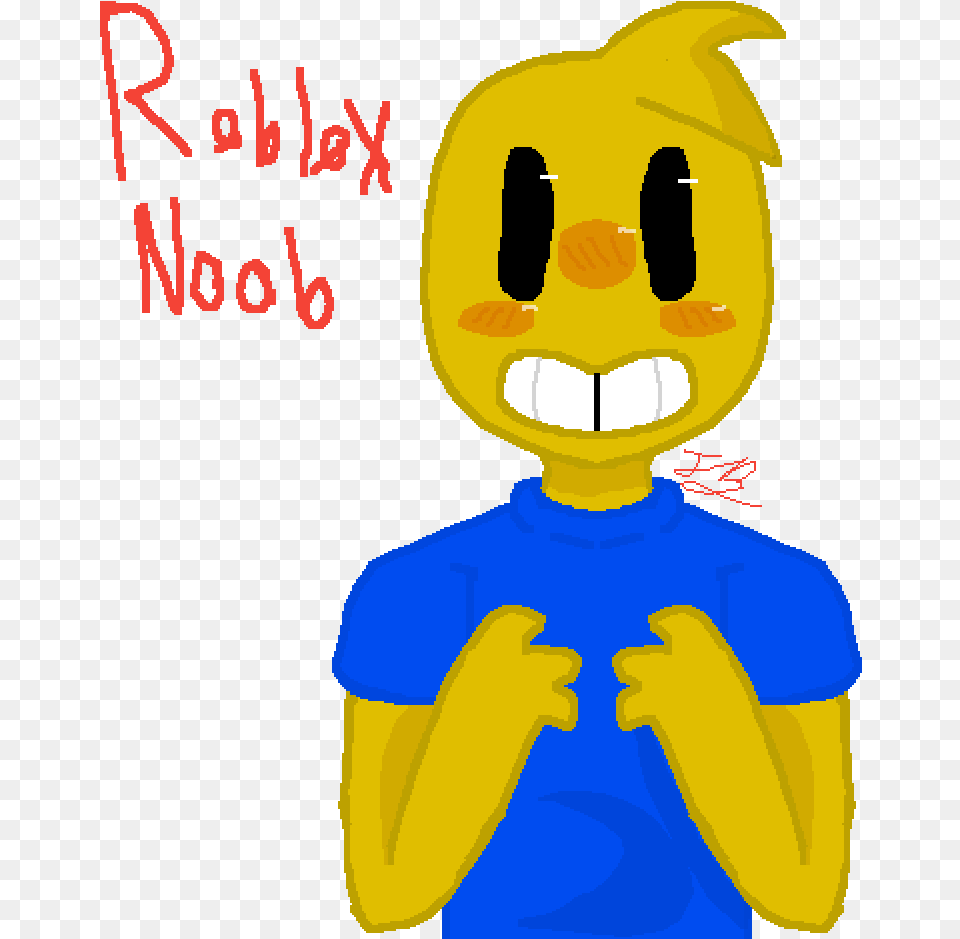 Roblox Noob, Person, Face, Head Free Png Download