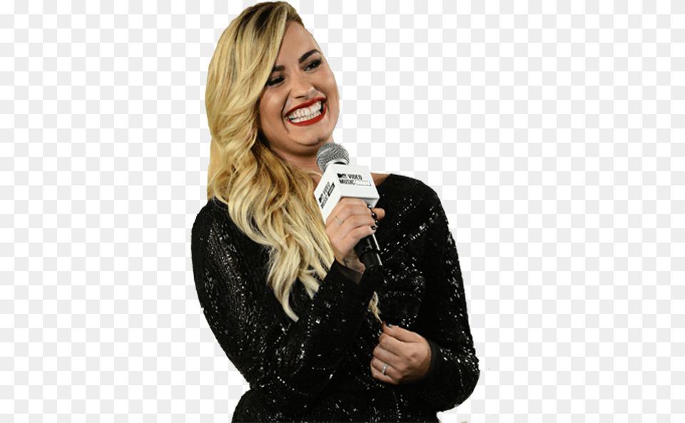 Demi Lovato, Adult, Person, Microphone, Woman Png