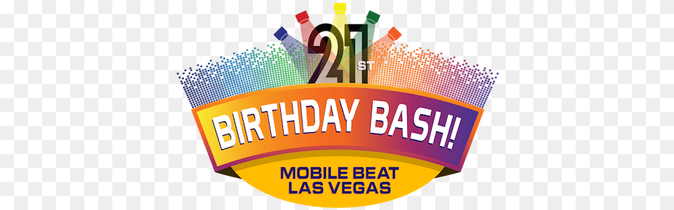 21st Birthday Logo Transparent Las Vegas 21st Birthday, Advertisement, Art, Graphics, Poster Free Png