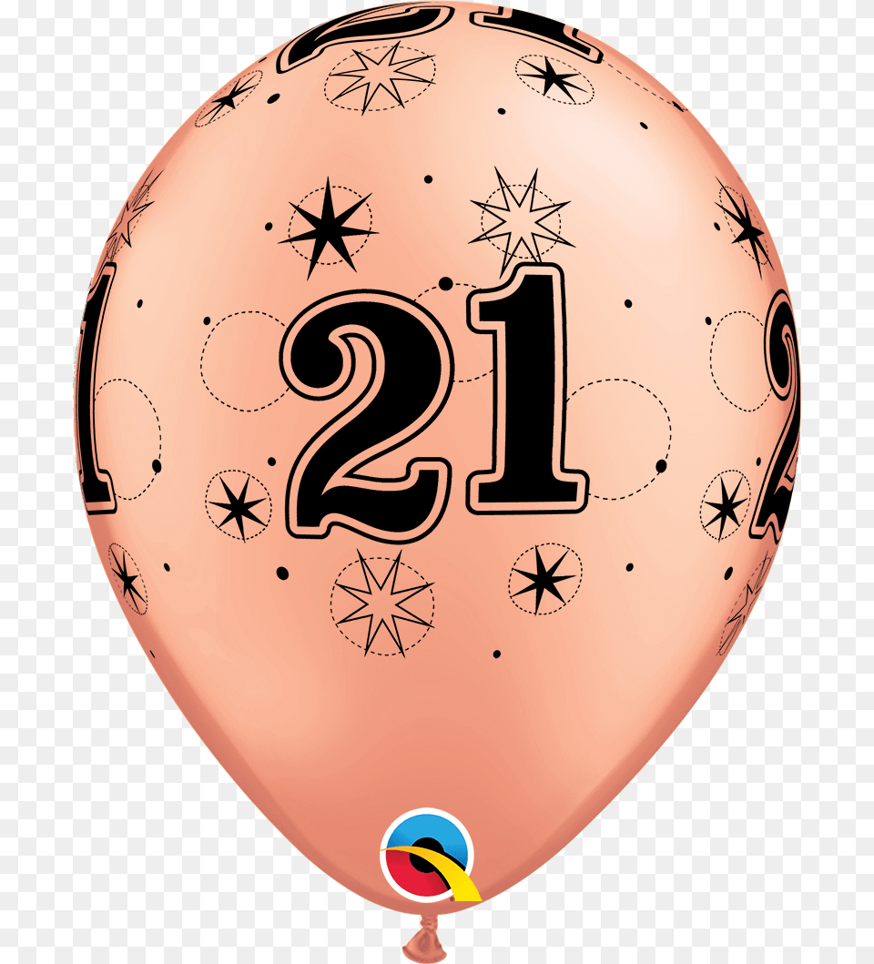 21st Birthday Transparent Background, Balloon, Text, Number, Symbol Png Image