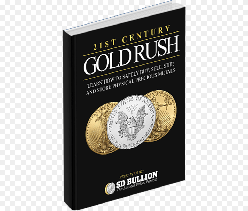 21st Century Gold Rush Book Coin, Publication, Novel Png Image
