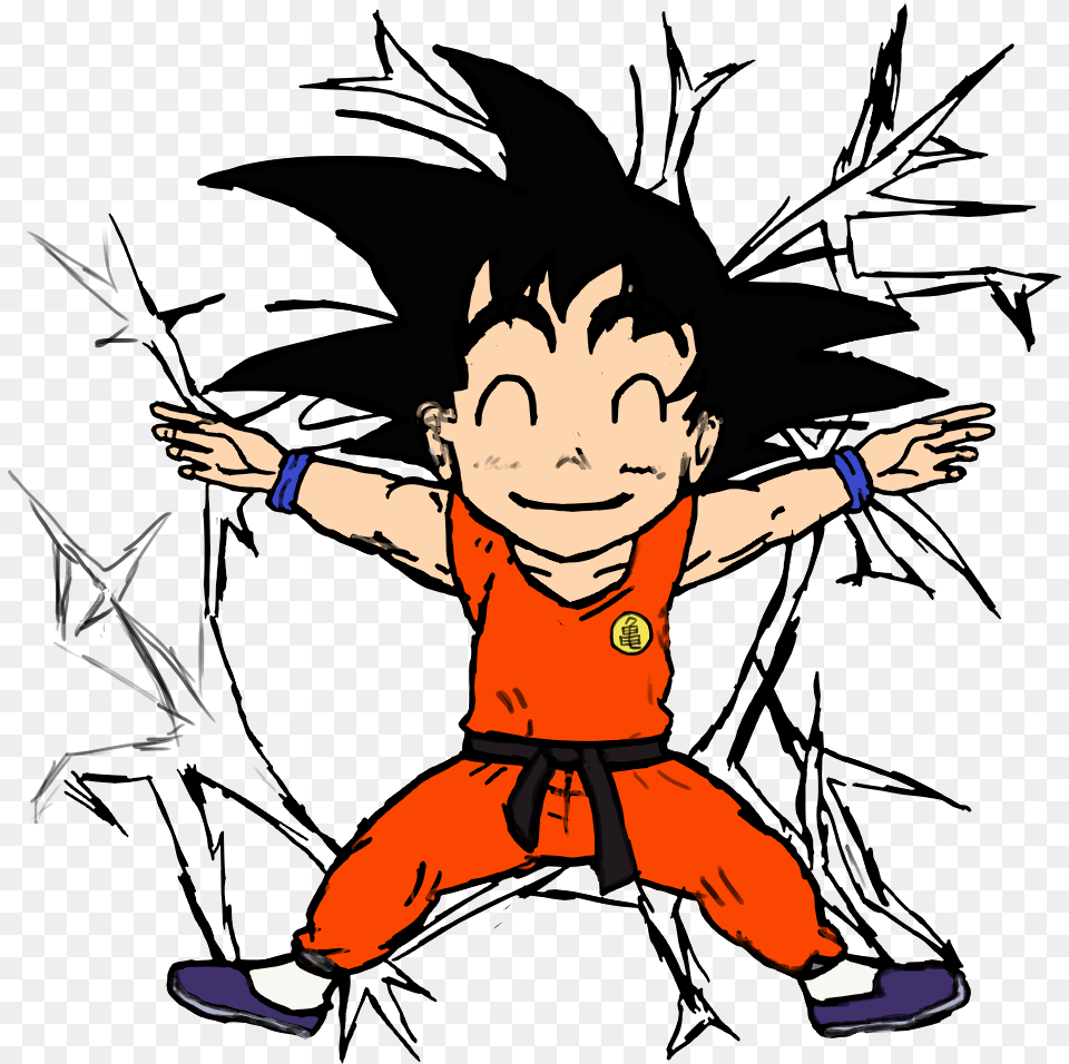 21st Tournament Chibi Goku Krillin And Yamcha Sans Cartoon, Baby, Person, Face, Head Free Png Download