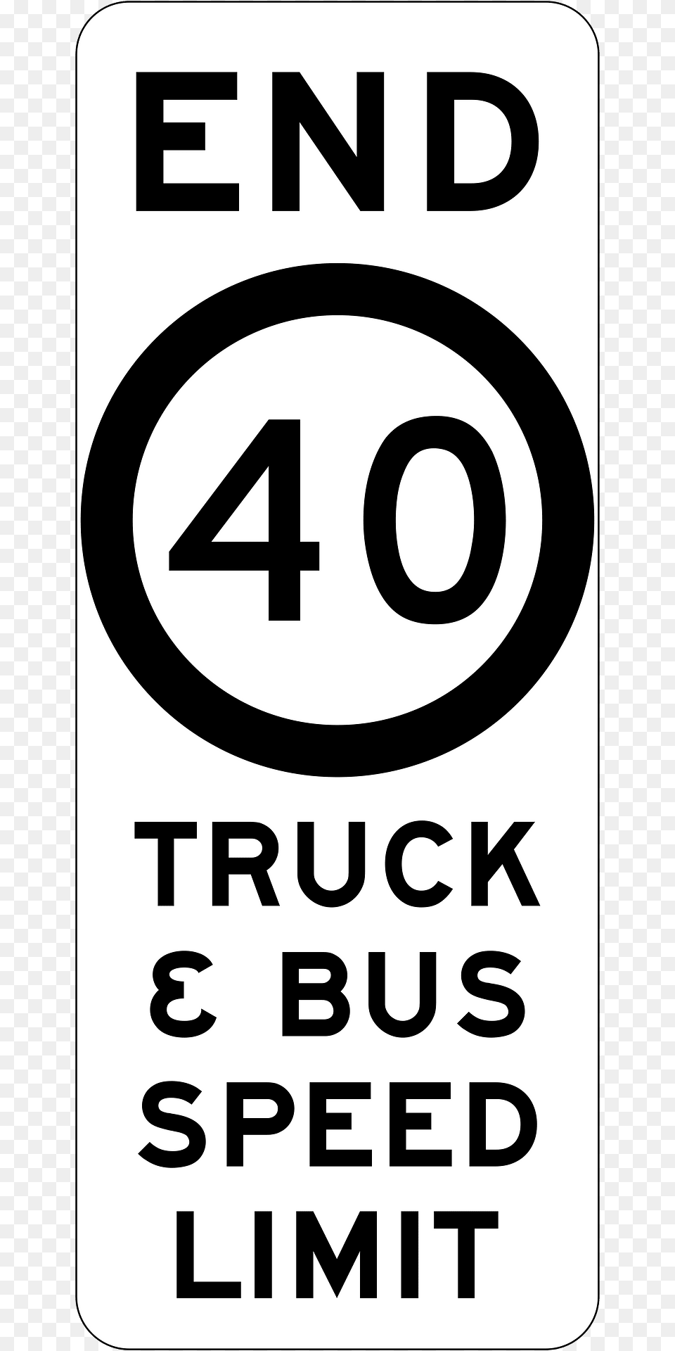220 End Of Truck And Bus Speed Limit Used In New South Wales Clipart, Sign, Symbol, Bus Stop, Outdoors Png