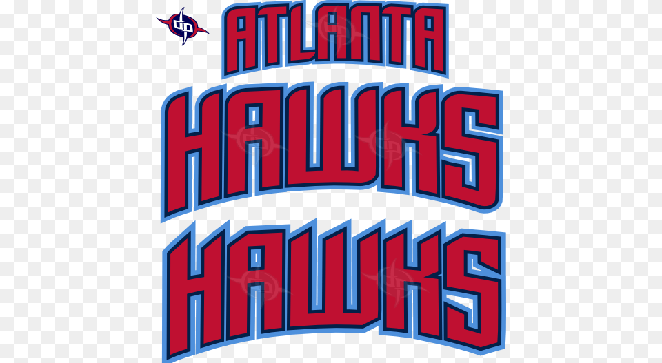Atlanta Hawks Logo, Text, City, Dynamite, Weapon Png Image