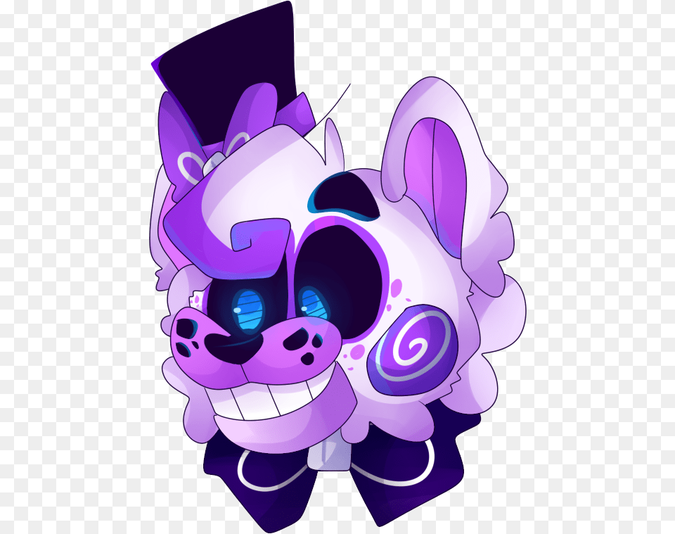 Funtime Freddy, Art, Graphics, Purple, Pattern Free Png Download