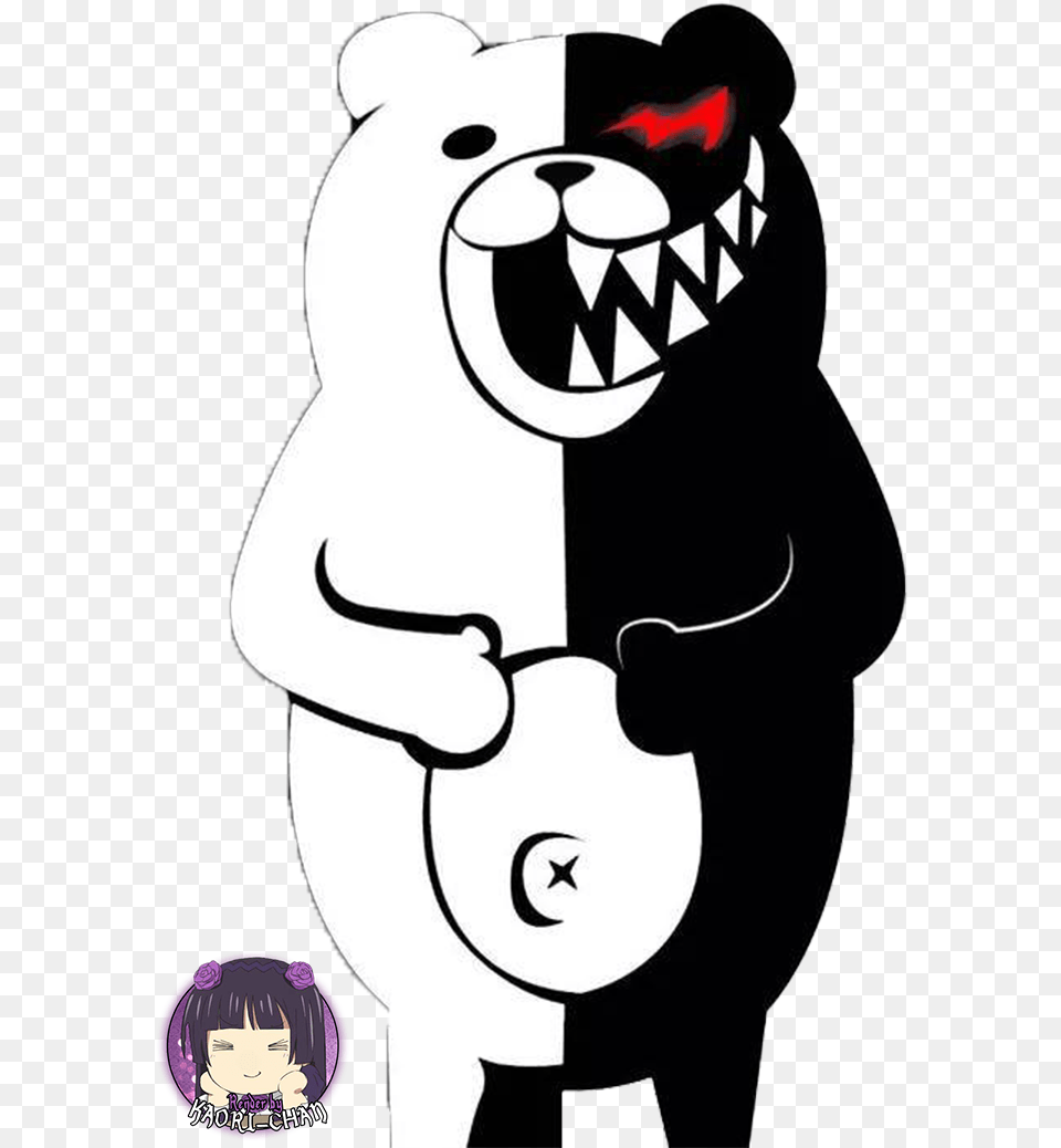 Monokuma, Sticker, Baby, Person, Face Free Png