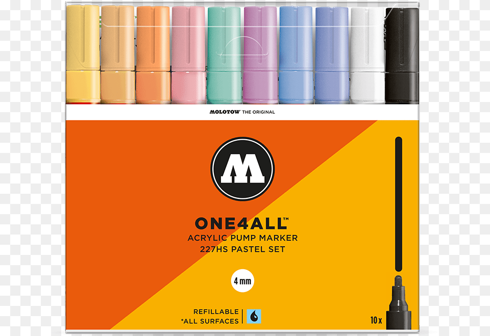 227hs Pastel Settitle One4all 227hs Pastel Molotow One4all Pastel Kit, Advertisement, Poster Free Png