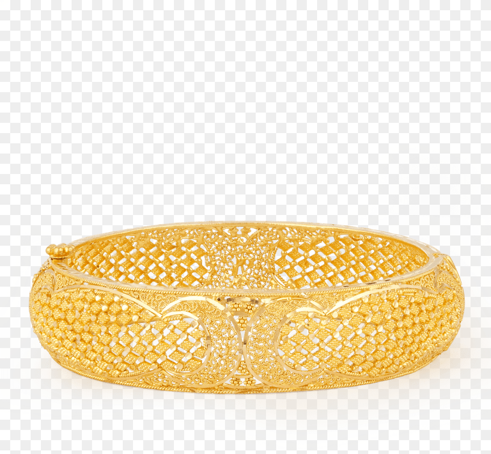 22ct Gold Jali Bangle Bangle, Accessories, Jewelry, Ornament, Bangles Png