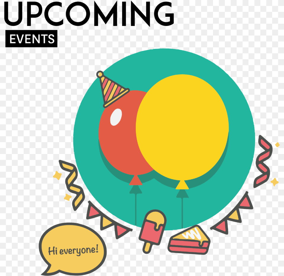 22nd December Christmas Block Party Circle, Balloon Png Image