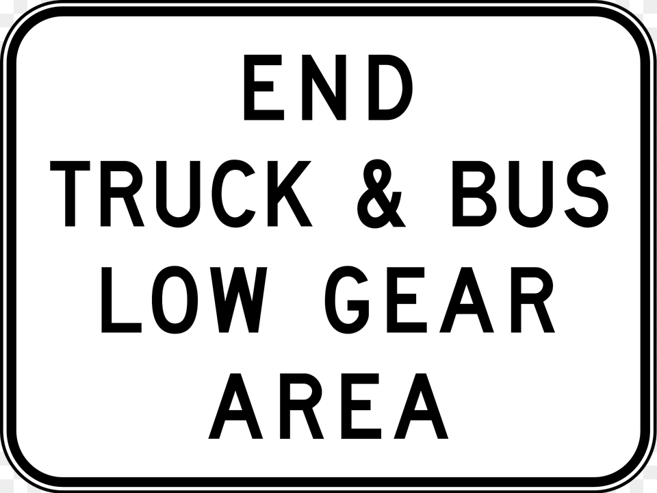 23 End Truck Amp Bus Low Gear Area Clipart, Text, Alphabet Png