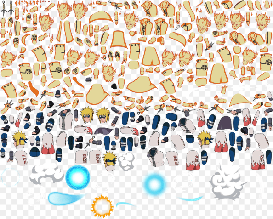 Sprite Sheet, Art, People, Person, Collage Png
